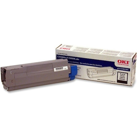Oki Oki Black Toner For C5800Ldn, C5650N, C5650Dn - 2K Yield 43381904